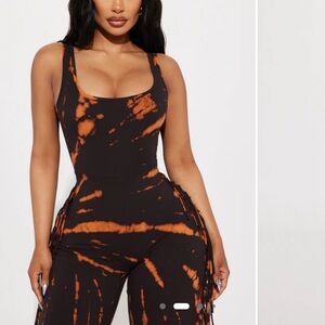 While We Wait Jumpsuit - Black/combo